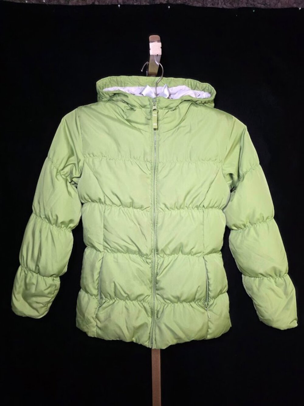 Lands' End Youth Down Puffer Jacket in Green S (7-8)